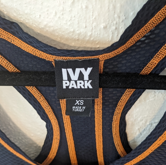 Ivy Park Beyonce Back and Orange Mesh Tank Top ❤️🔥 X-Small - Picture 2 of 2